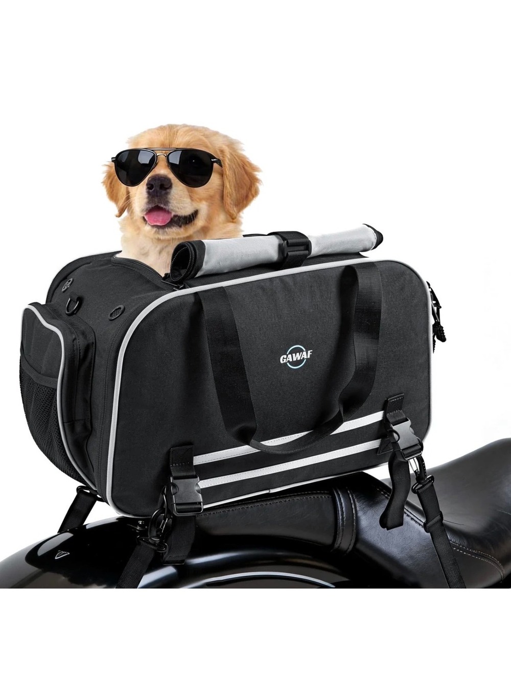 Camba Black Gray Pet Carrier Bag